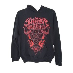 Slaughter To‎ Prevail Sweatshirt Hoodie Mens Large Deathcore Gothic Skulls Demon